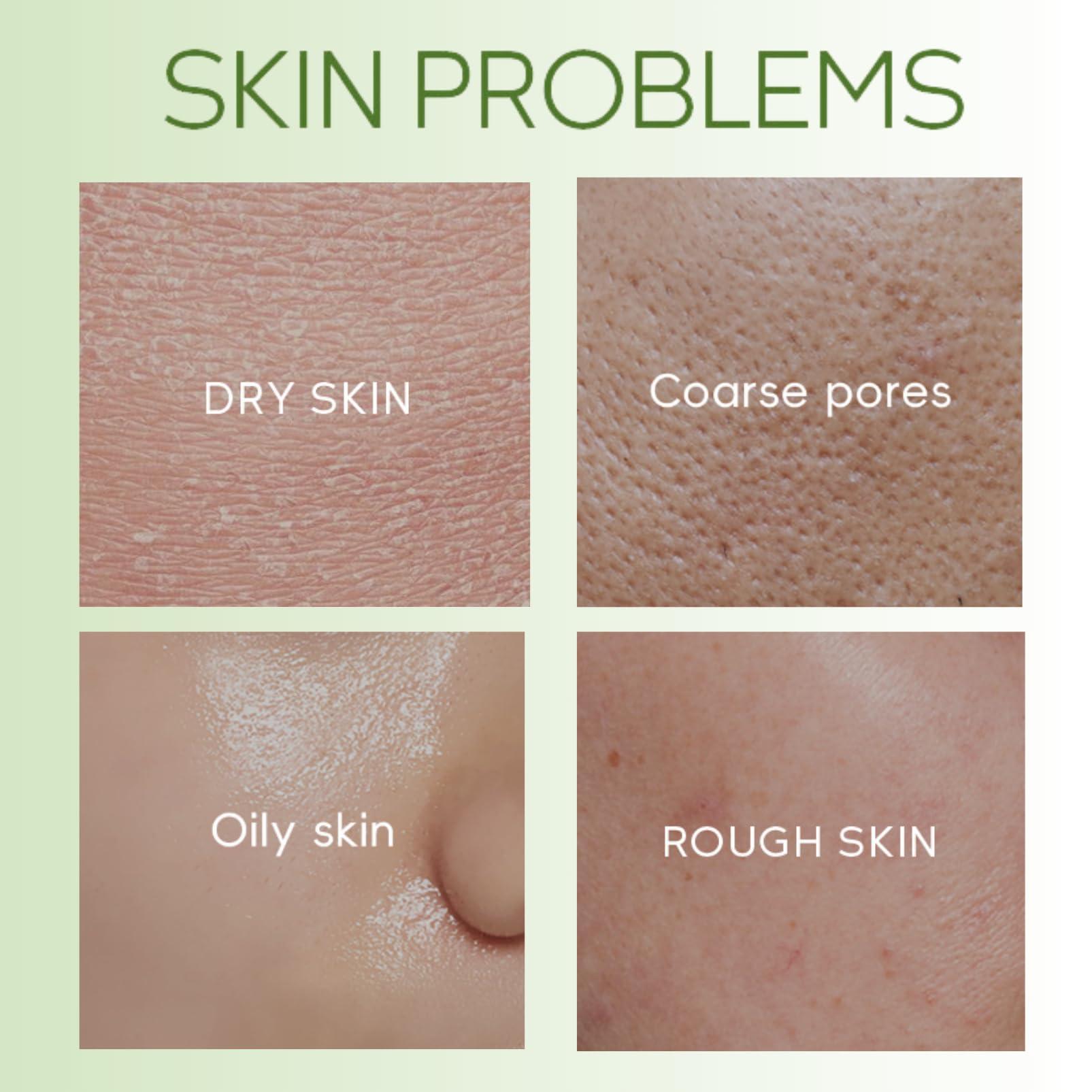 Evolvique Green Tea Skin Care Kit Teenage Girls Gifts - Teen Skin Care Set - Gifts for Women - with Face & Eye Cream, Toner, Serum, Cleanser Face Wash - Gift Set - Travel Essentials for Women (7PCS)