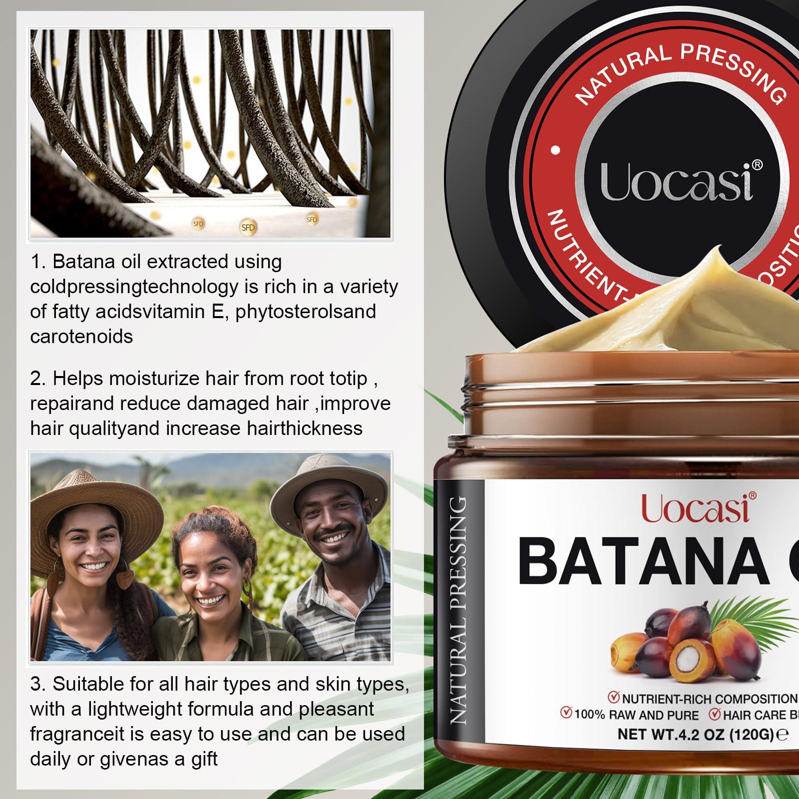 A r b c r n Raw Batana Oil for Hair Growth (4.2 OZ), 100% Pure Natural Unrefined - Prevent Hair Loss and Promotes thickness for Women & Men