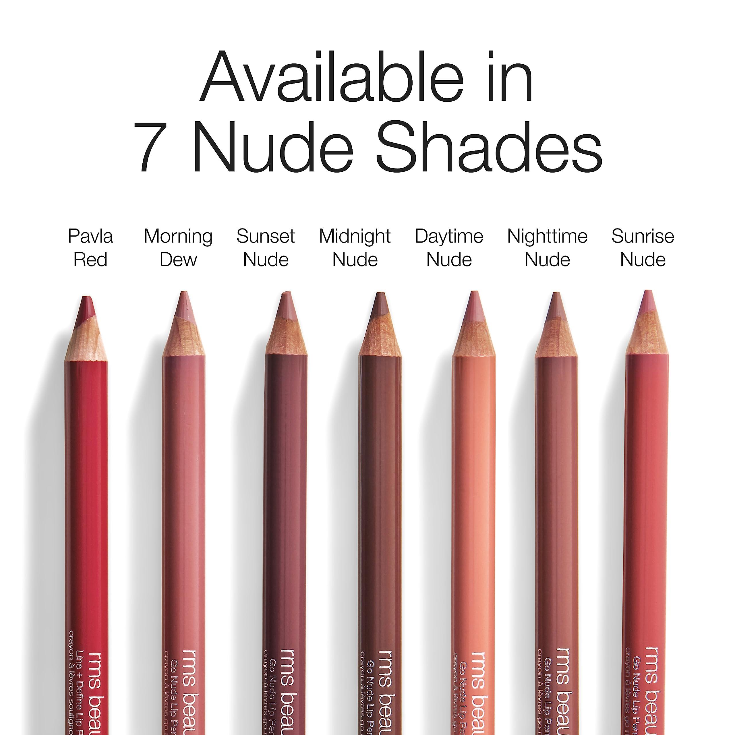 RMS Beauty RMS Beauty Go Nude Lip Pencil - Long Lasting Lip Liner Pencil, Makeup Lip Liner & Lip Pencil Sharpener, Nude Lip Liner & Pencil Lip Liner Sharpener