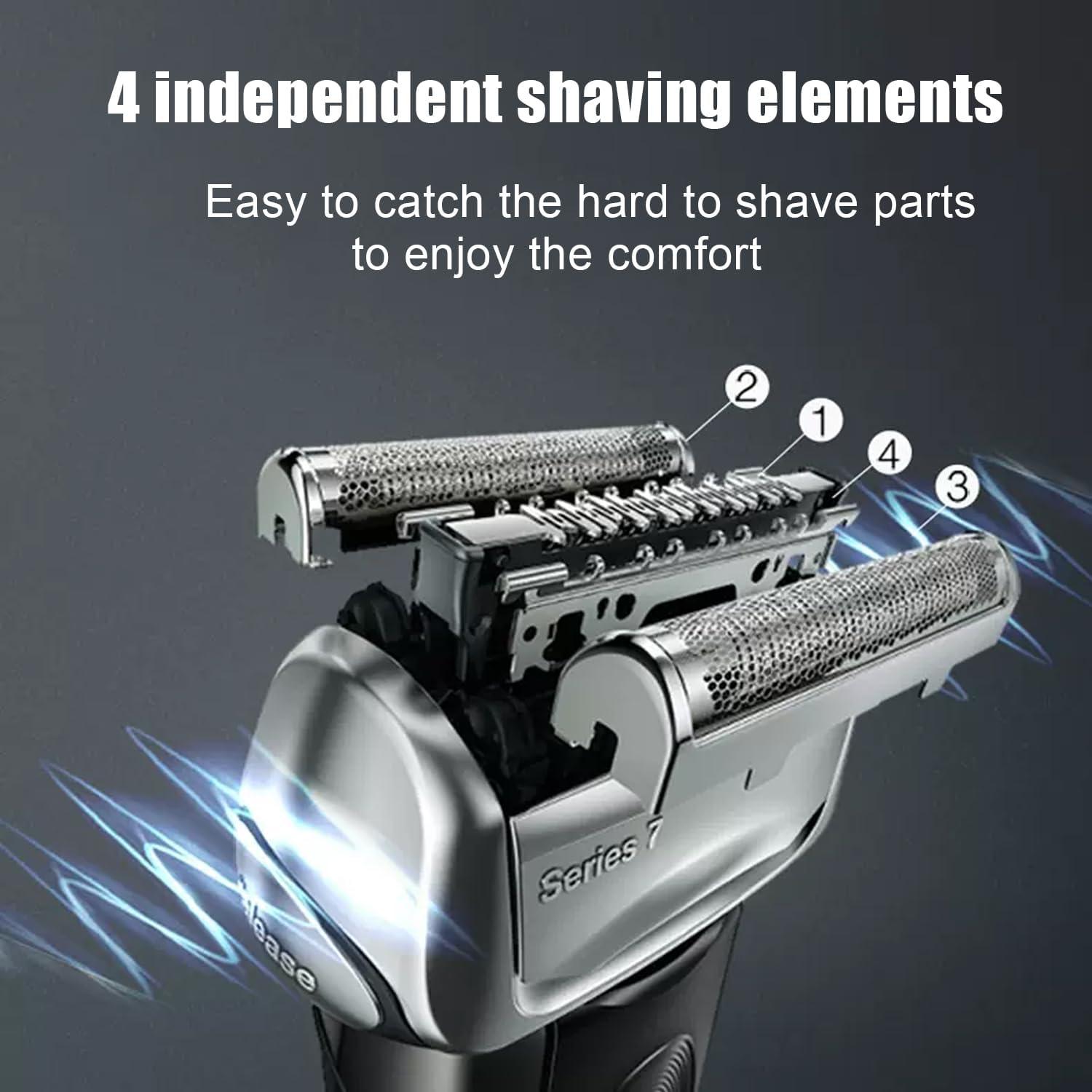 Audoc 70S Series 7 Replacement Head Compatible with Braun Series 7 Shavers Replacement Blades,for Braun Shavers 720cc, 730cc, 735s, 750cc, 760cc, 790cc, and 795cc Foil Shaver (2Pack)