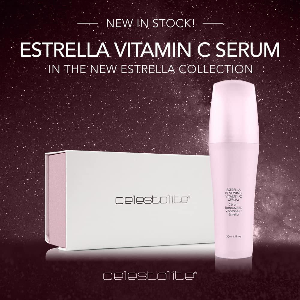 Celestolite Celestolite Estrella Renewing Vitamin C Serum | Skin Brightening Serum For Face, Neck, Eyes | Anti Aging | Anti Wrinkle | Pure Vitamin C | 30ml / 1fl oz