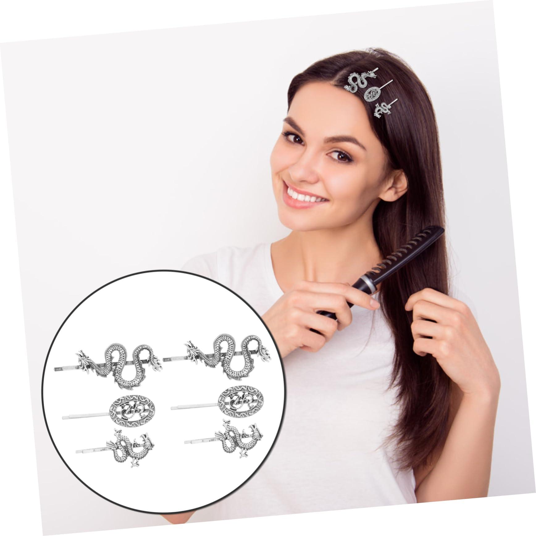 Beavorty 30 Pcs Dragon Barrettes Bobby Pin Dragon Hairpin Retro Hair Clip Metal Hair Clips Punk Headdress Cool Style Hair Clip Hair Clips for Girls Punk Hair Accessories Stylish Hair Clips