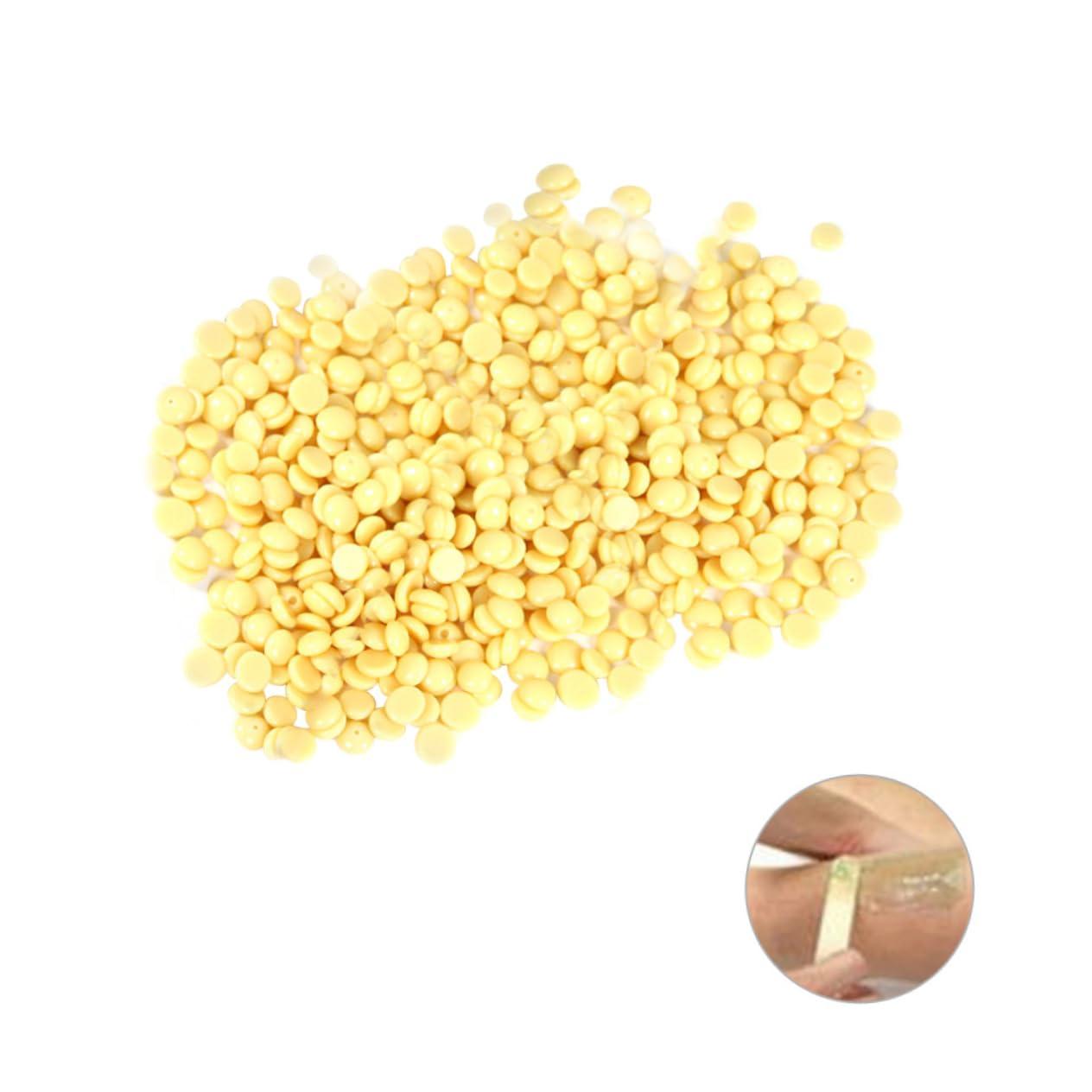 WOONEKY WOONEKY Painless Hair Removal 300g Milk Solid Wax Beads No Strips Safe and Gentle on Skin