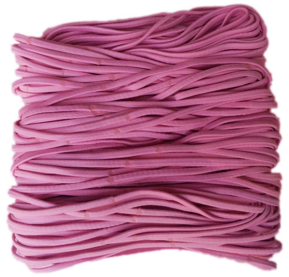 Threddies Elastic Headbands, Bulk Pack of 144pc (Bubblegum Pink)