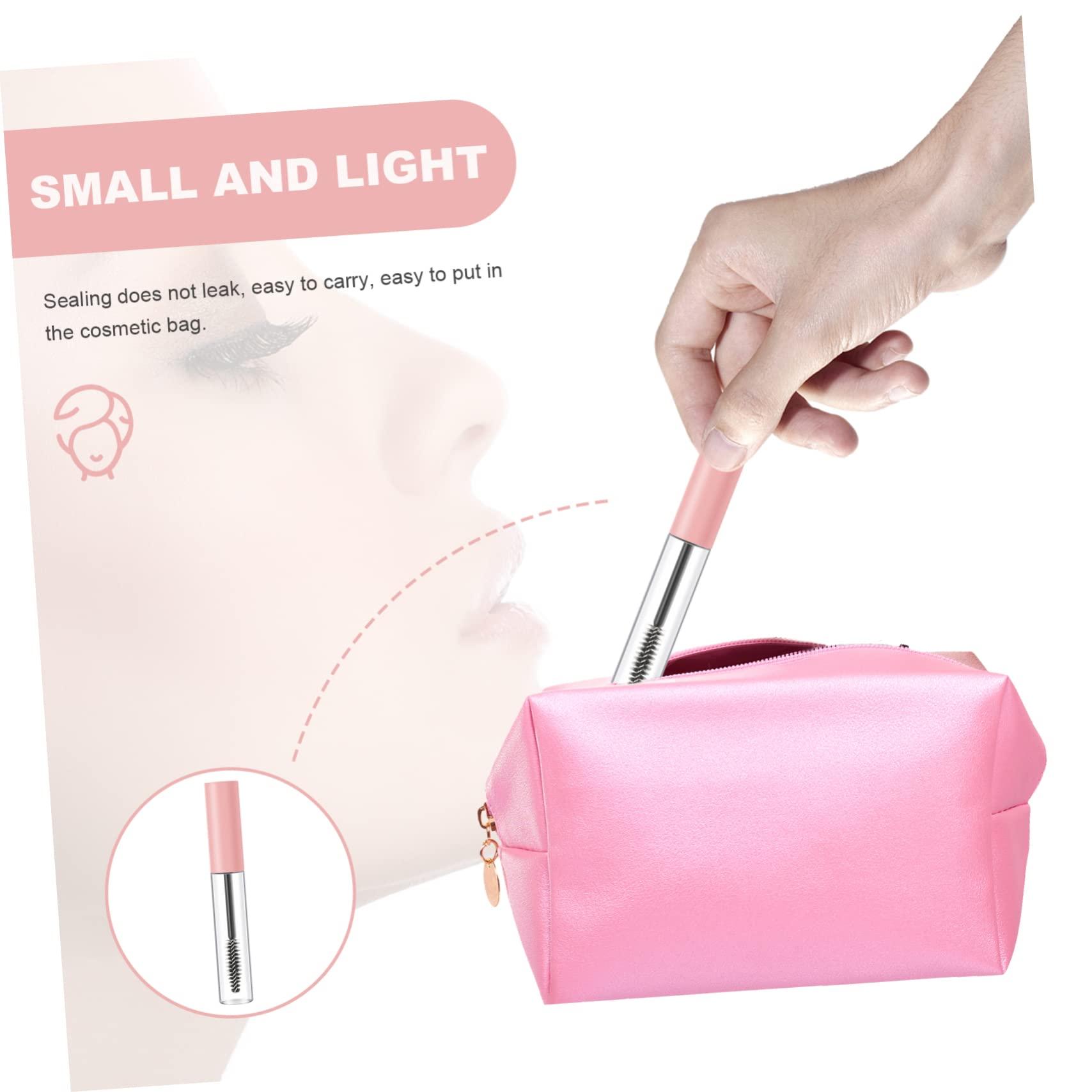 FOMIYES FOMIYES 10pcs Mascara Empty Tube Mascara Volume Mascara Tubes Empty Mascara Tube Clear Empty Eyelashes Mascara Tube Empty Eyelash Mascara Tube Refillable Empty Mascara Palette Plastic Pink