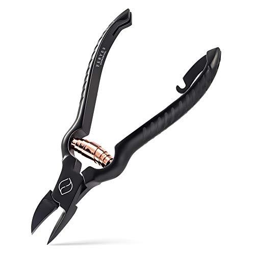 FERYES FERYES Precision Toenail Clippers for Thick or Ingrown Toenails - Secure and Stylish Design Thick Nail Clipper - W/Leather Case