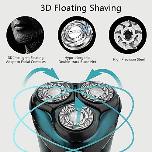 SID SID Electric Razor for Men with Pop-Up Trimmer ?USB Quick Rechargeable IPX7 Waterproof Shavers for Men