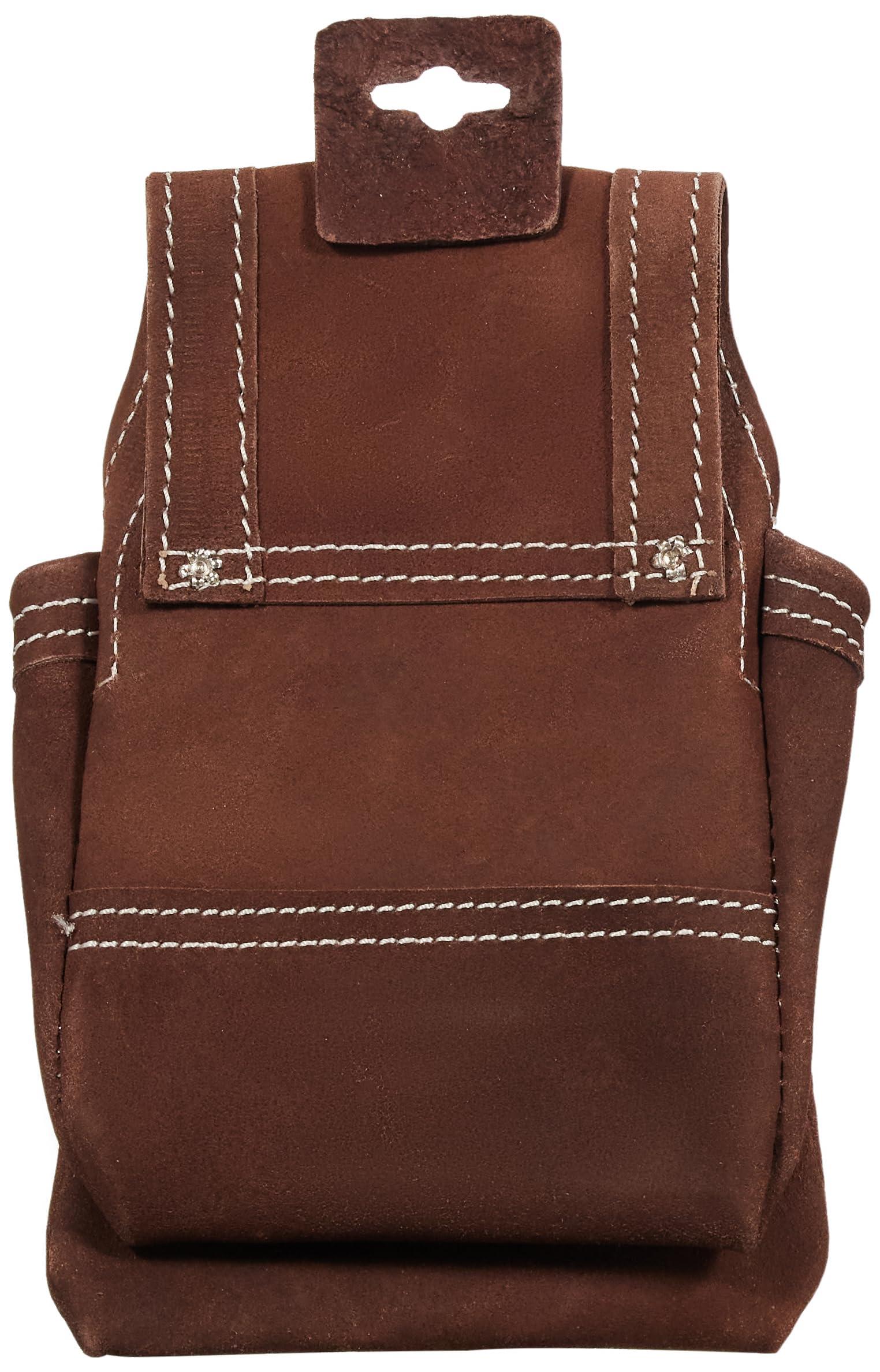 Rolson Rolson 68150 Twin Pocket Leather Nail Pouch