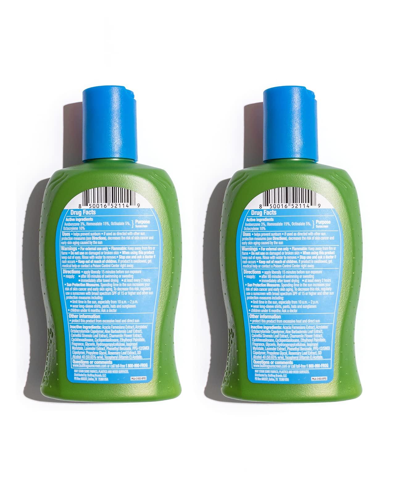 Bullfrog Bullfrog Quik Gel Sunscreen SPF 50 | Oxybenzone & Octinoxate Free | Broad Spectrum Moisturizing UVA/UVB, 5oz, 2 pack