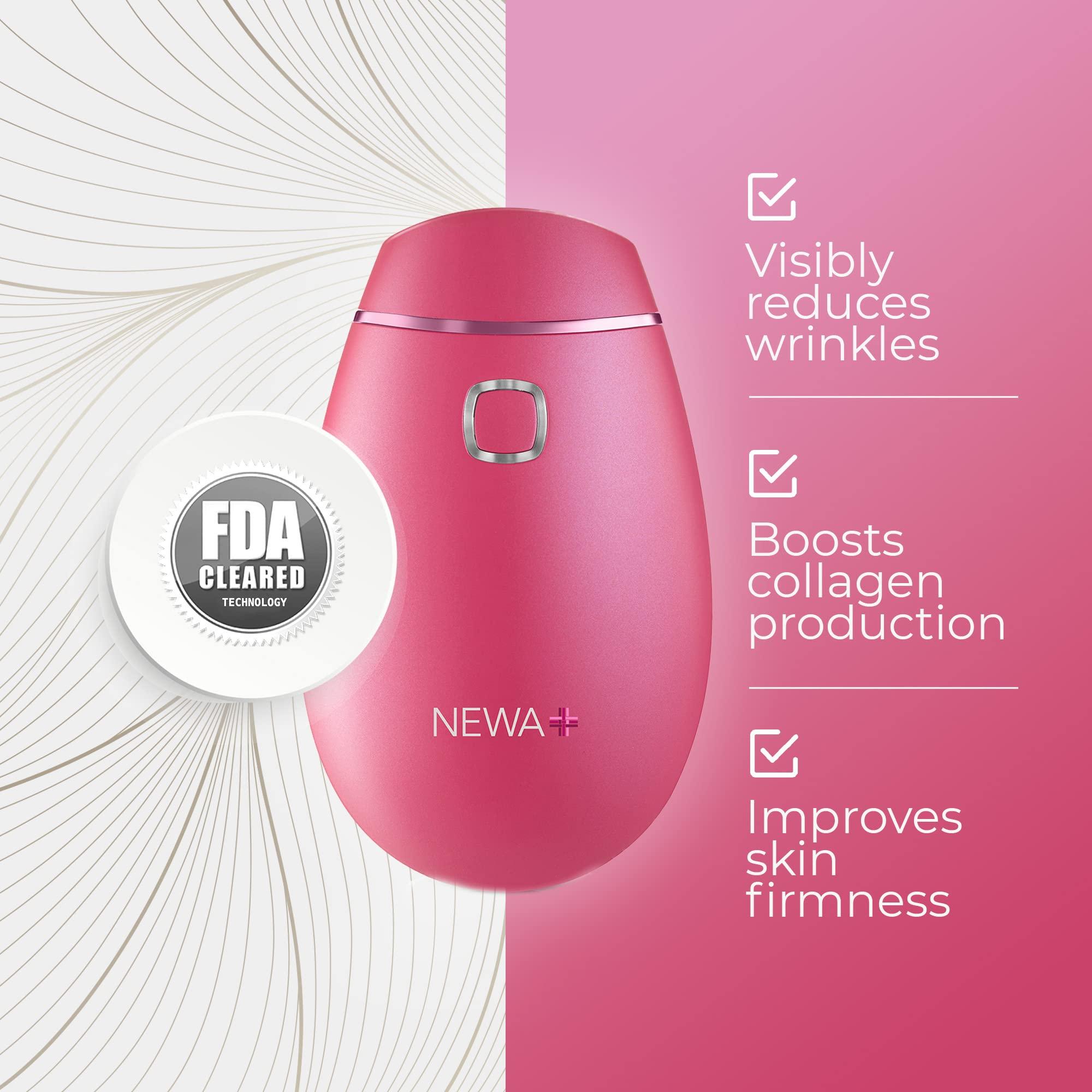 Newa NEWA RF Wrinkle Reduction Device (Wireless) - Skincare Tool for Facial Tightening. Boosts Collagen, Reduces Wrinkles. with 1 Month Gel Supply.