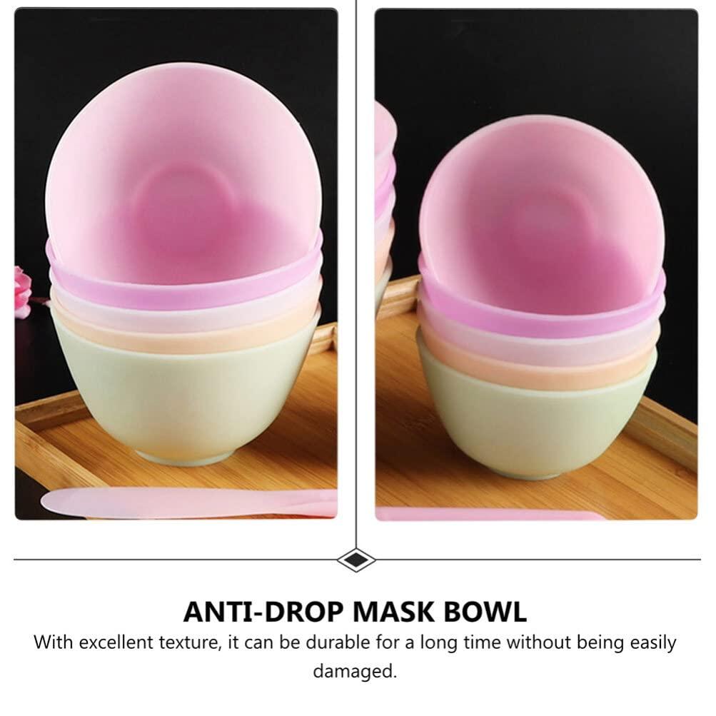 Luxshiny Luxshiny Silicone Cream Bowl Manicure Set Silicone Mask Bowl, 3Pcs Facial Mud Bowl Diy Face Mixing Bowl, Reusable Prep And Serve Bowls For Beauty Kitchen Makeup Kit