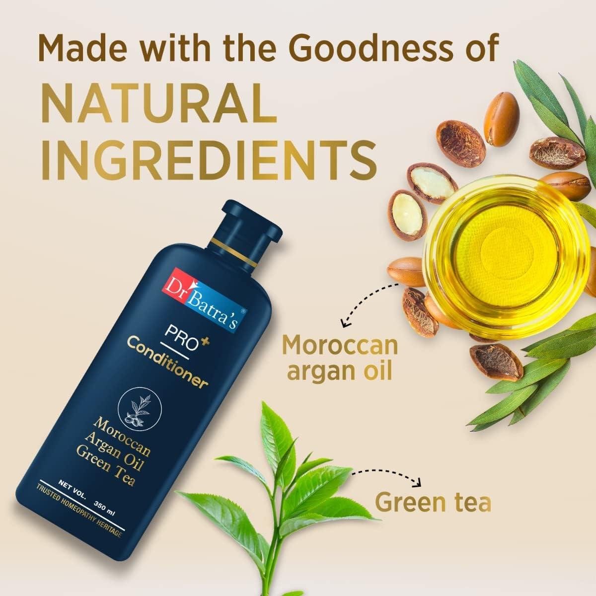 Dr Batra\'s Dr. Batras. PRO+ Hair Fall Control Shampoo - 350ml, PRO+ Conditioner 350 ml and PRO+ Hair Fall Control Oil - 200ml