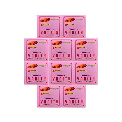 VARDHMAN Eyebrow Threading Thread Vanity Box of 10