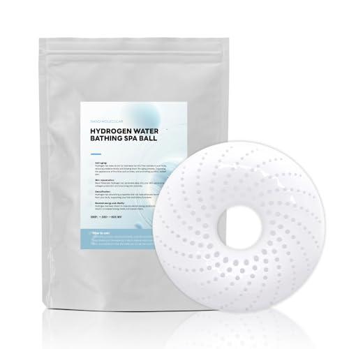 Unosuich Unosuich Hydrogen Bath Ball Tablets Bombs H2 Rich Water Bathing Soak Kit Hydrogen Bath Salts Generator for Bathtub Natural Release, High Content, Relaxing, Soothing (White)