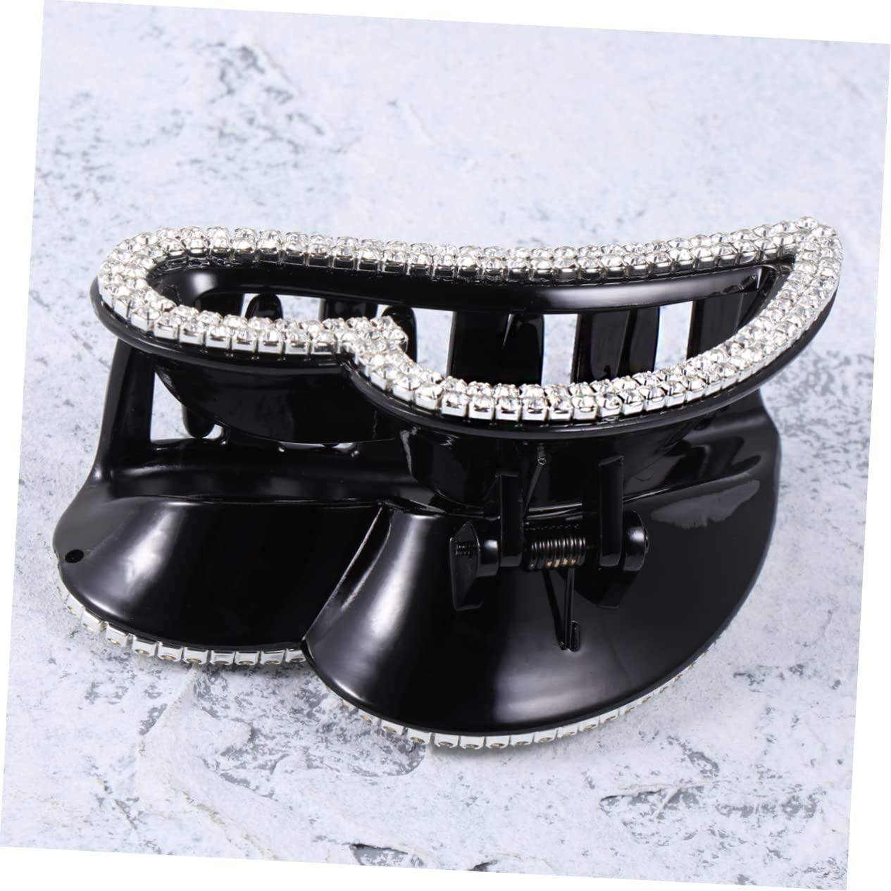 LALAFINA LALAFINA Heart Decorative Hair Pins Jaw Clip Women Hair Clips Large Diamond for Daily Use