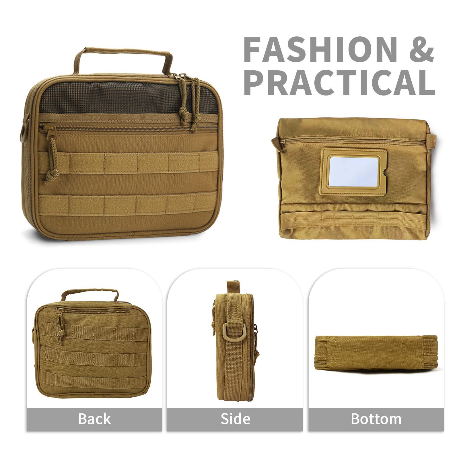 SMONT SMONT men\'s toiletry travel bag shaving kit bag for men travel