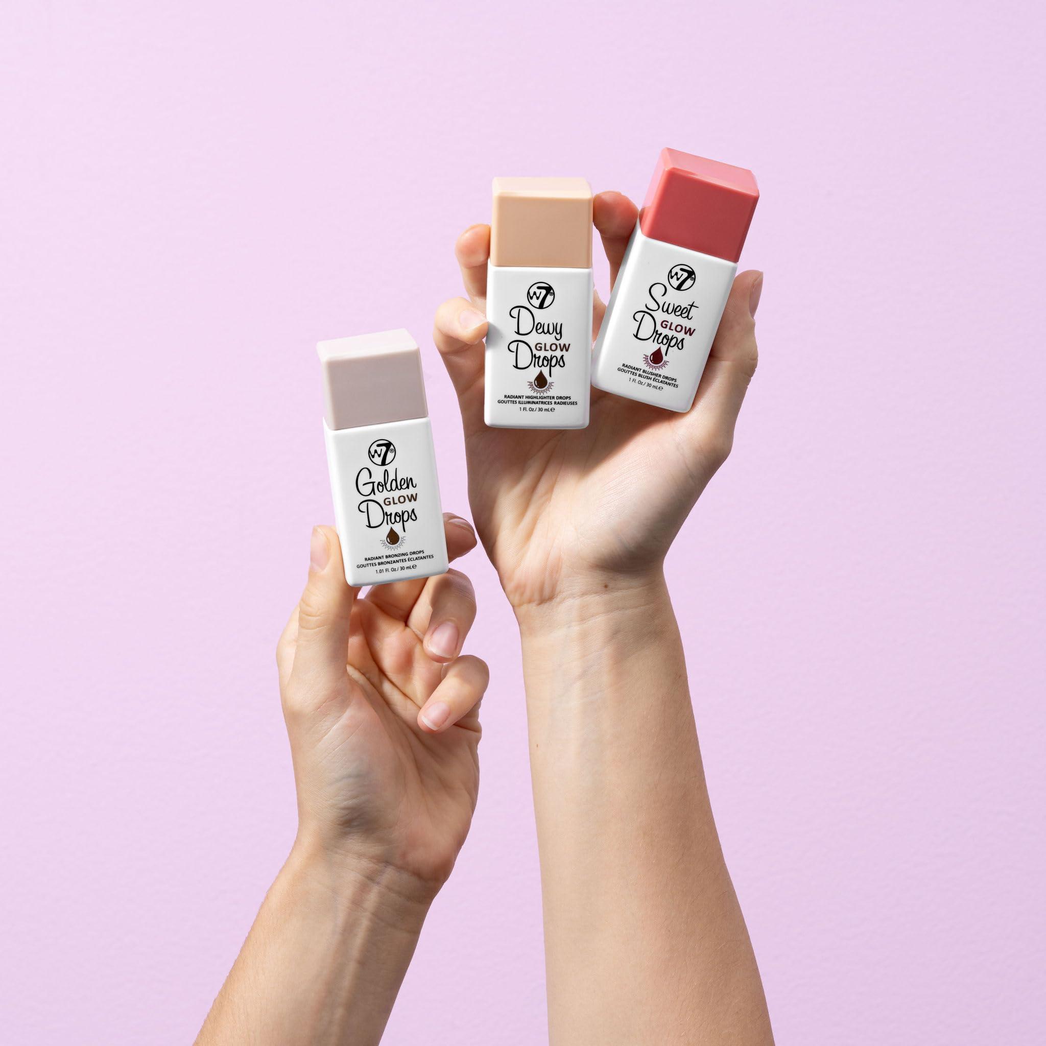 W7 W7 Dewy Glow Drops - Liquid Highlighter Drops For Glowing Skin & A Radiant Finish