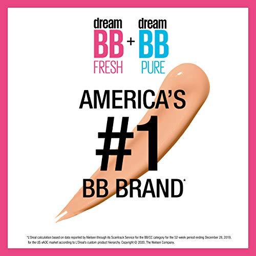 Maybelline New York Maybelline Dream Fresh BB 8-in-1 Beauty Balm Skin Perfector SPF 30, Light/Medium, 1 oz (Pack of 2)