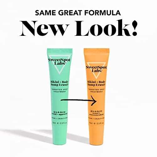 SweetSpot Labs SweetSpot Labs Ingrown Hair Removal Kit | Razor Bump & Ingrown Hair Treatment For Bikini Area, Body & Underarms | Safe for All Skin, Bump Eraser and Buff and Brighten Pads Set