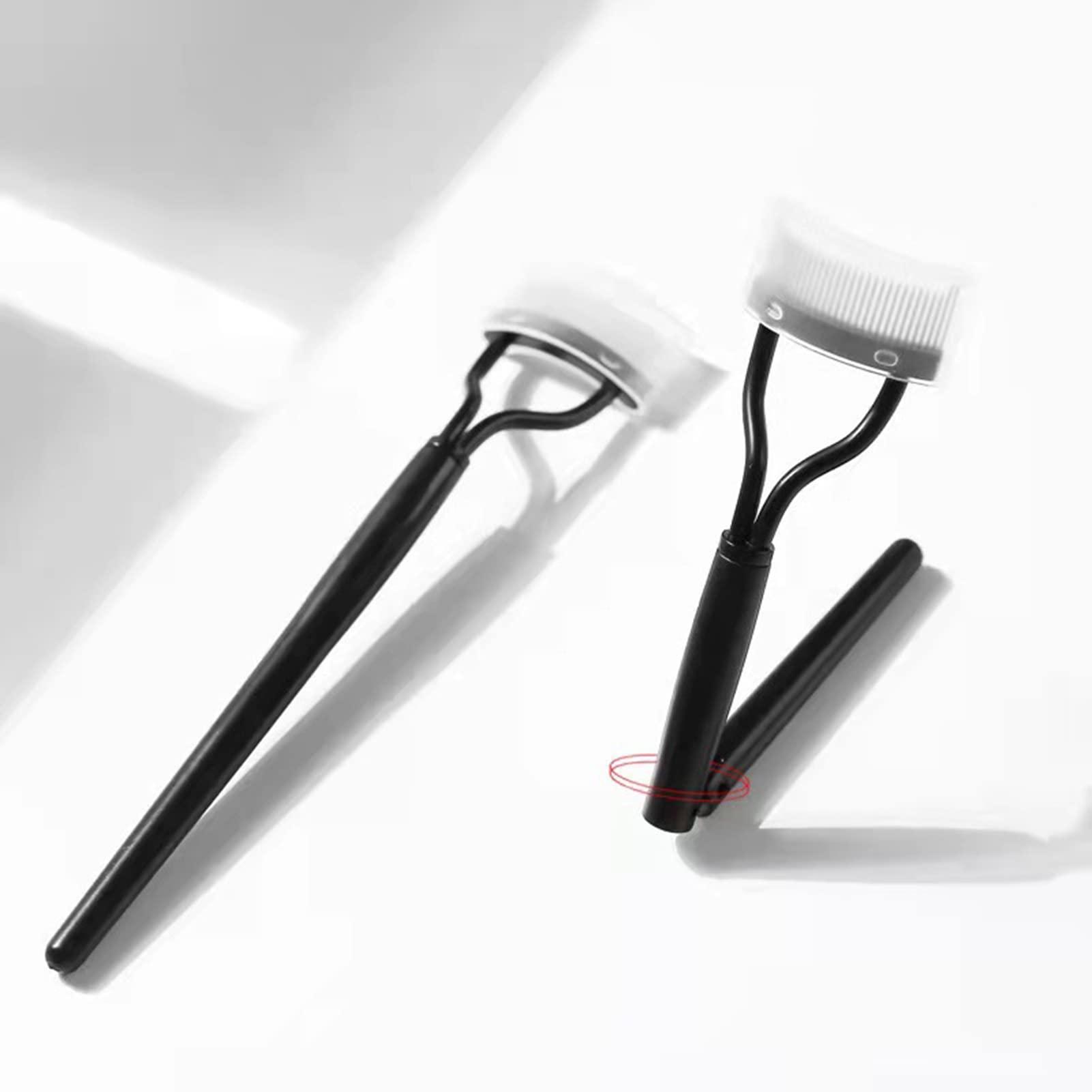 Haibinsuo Haibinsuo Long Handle Mascara Comb Makeup Grooming Tool, Mini Folding Steel Comb Eyelash Brush Eyelash Comb Curlers, Combing Tool Eyelash Separator A