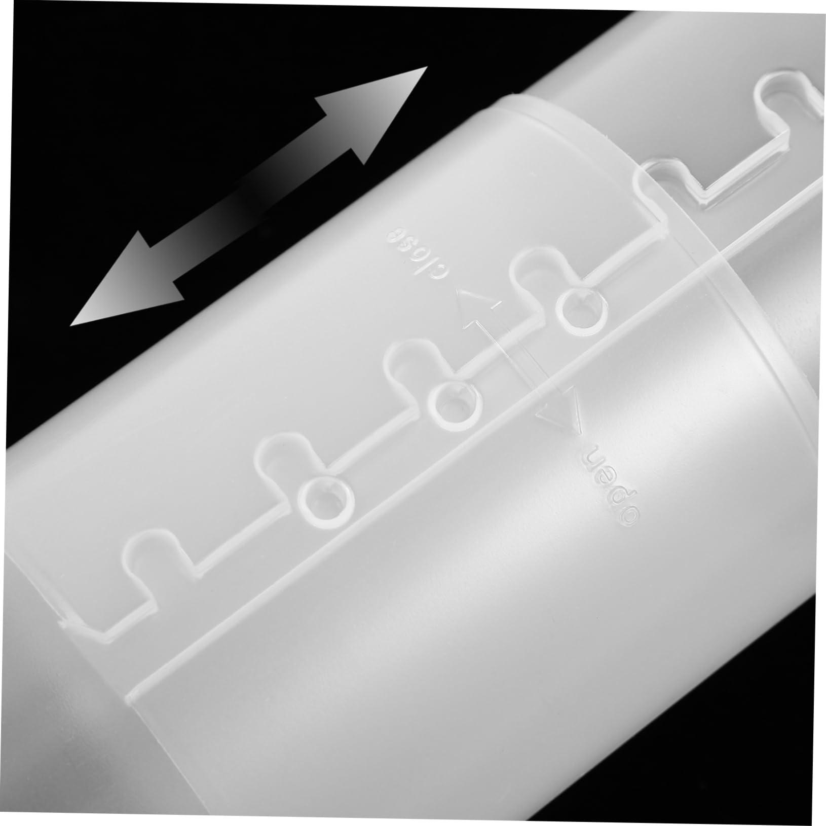 ABOOFAN ABOOFAN Elegant 3pcs Makeup Brush Holder Travel Case Lid Retractable Brush Organizers for Travel Dustproof Makeup Brush