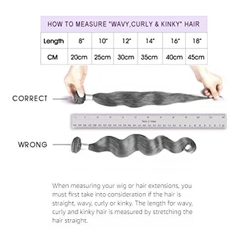 Foxy Silver - Weave Foxy Silver (Weave - Salon Jerry Curl) 12 inch - Human Hair Blend Weave in 51