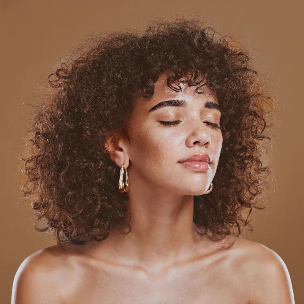 Salaibs Salaibs Short Brown Curly Wig for Women Natural Looking Synthetic Full Wigs for Cosplay Daily Party UseReddish Brown