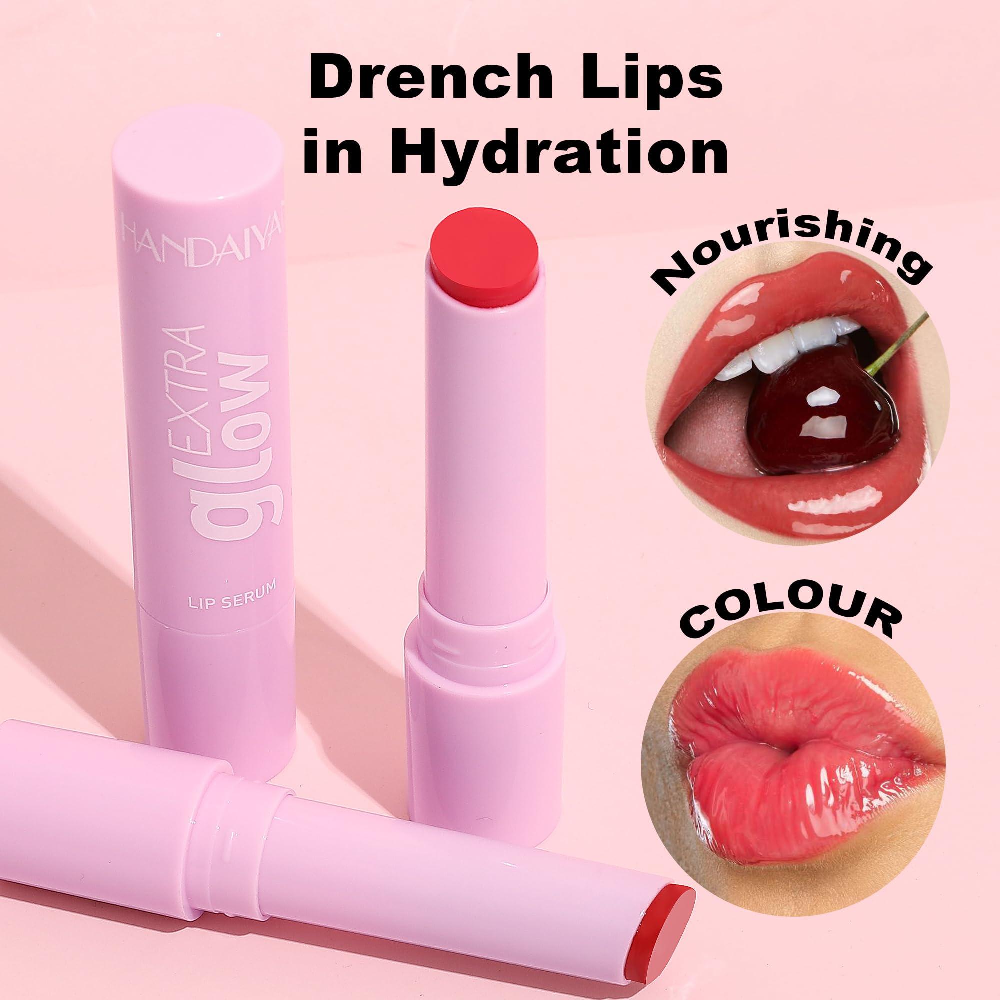 MIESCHER MIESCHER Tinted Lip Balm Hydrating Moisturizing Pink Lips Balm Lip Booster Plumping Serum Long Lasting Glow Lip Balm Glossy Nourishing Lip Balm High Pigmented Vegan Lipstick For Dry Cracked Lips(03#)