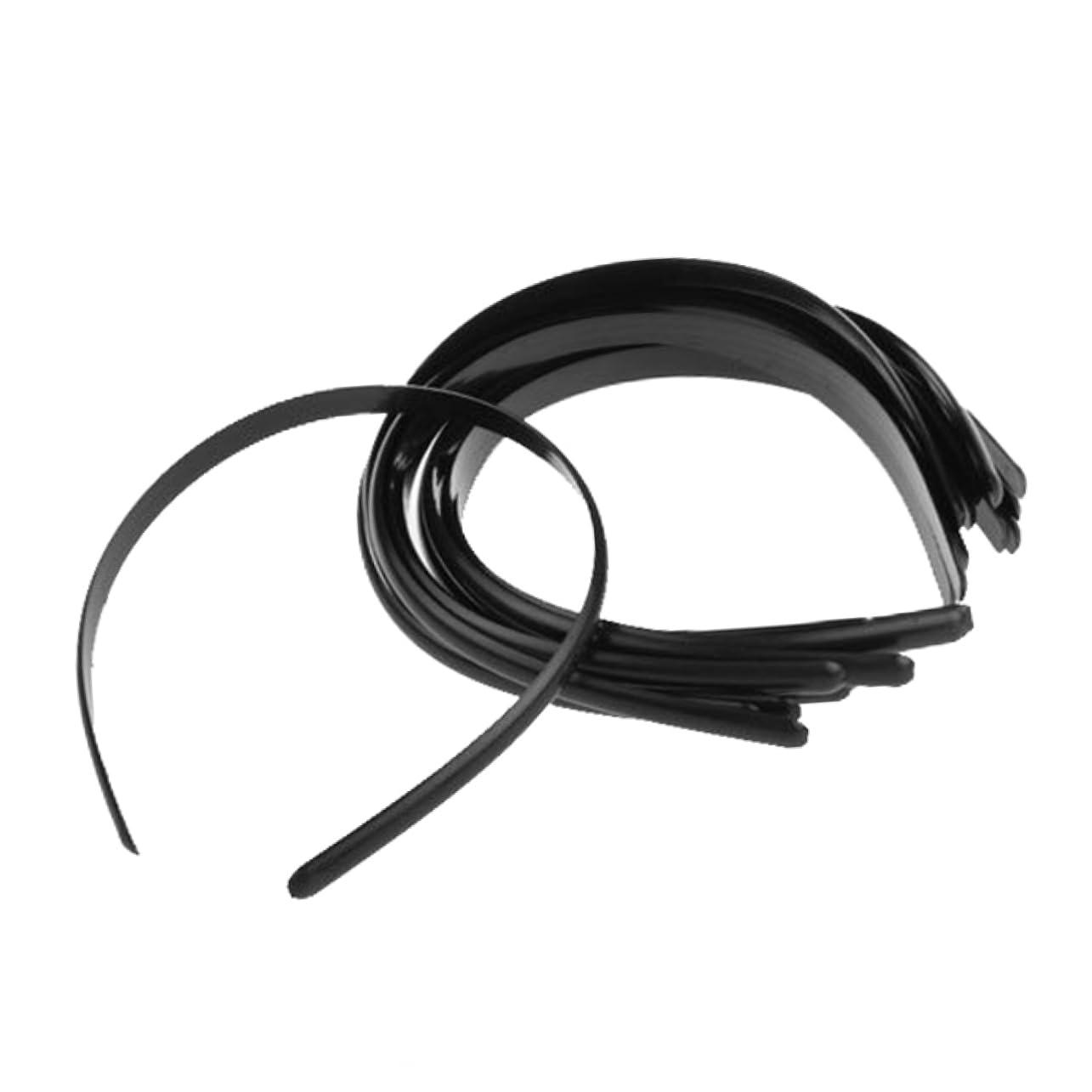 Housoutil Housoutil 12pcs Black Hair Bands Hair Jewls Black Hair Ribbon Stylish Headbands for Women Hair Accessory Plain Headbands Head Band Hair Tie Plain Hair Bands Headgear Ordinary Miss