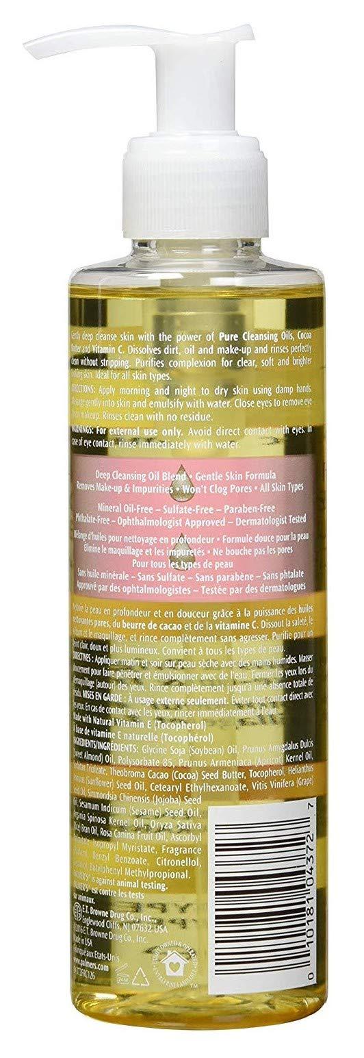 Palmer's Palmers Cocoa Butter Skin Therapy Cleansing Oil 6.5 Ounce (190ml) (6 Pack)