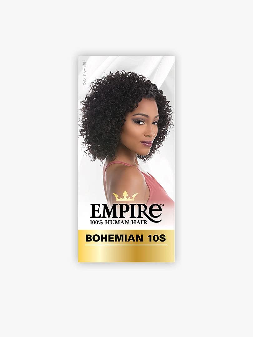 Sensationnel Sensationnel Empire Curly human hair - bohemian 10s 3pcs tangle free weaving for quick weave and sew in styles for faux highlights (S1B/30)