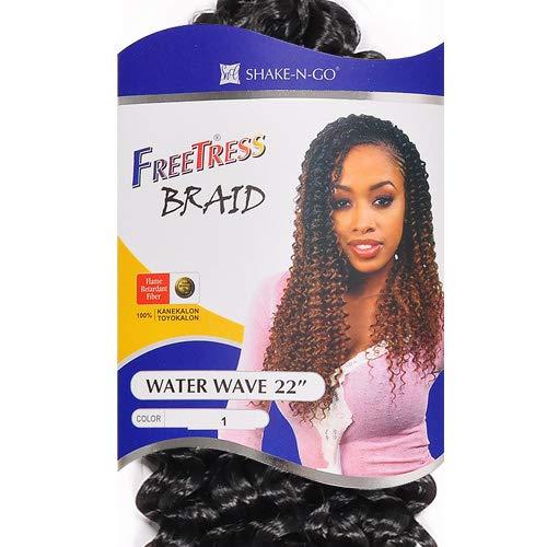 Freetress Synthetic Hair Braids FreeTress Water Wave Bulk 22" (6-Pack, TT350)