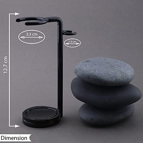 Haryali London Haryali London 3 Edge Safety Razor With Black Badger Hair Brush and Stand Perfect Shaving Kit For Mens