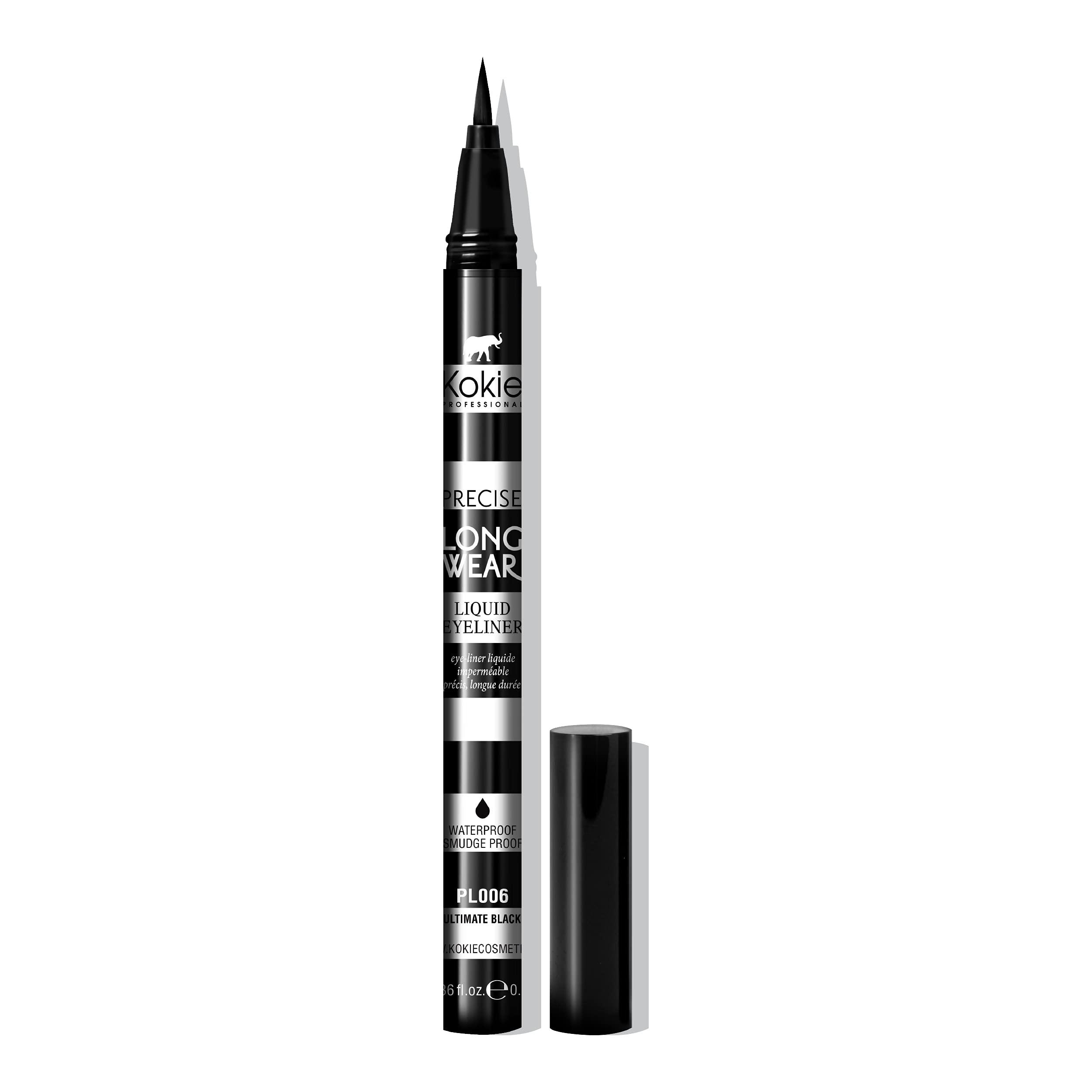 Kokie Kokie Precise Longwear Liquid Eyeliner, Waterproof, Smudge Proof