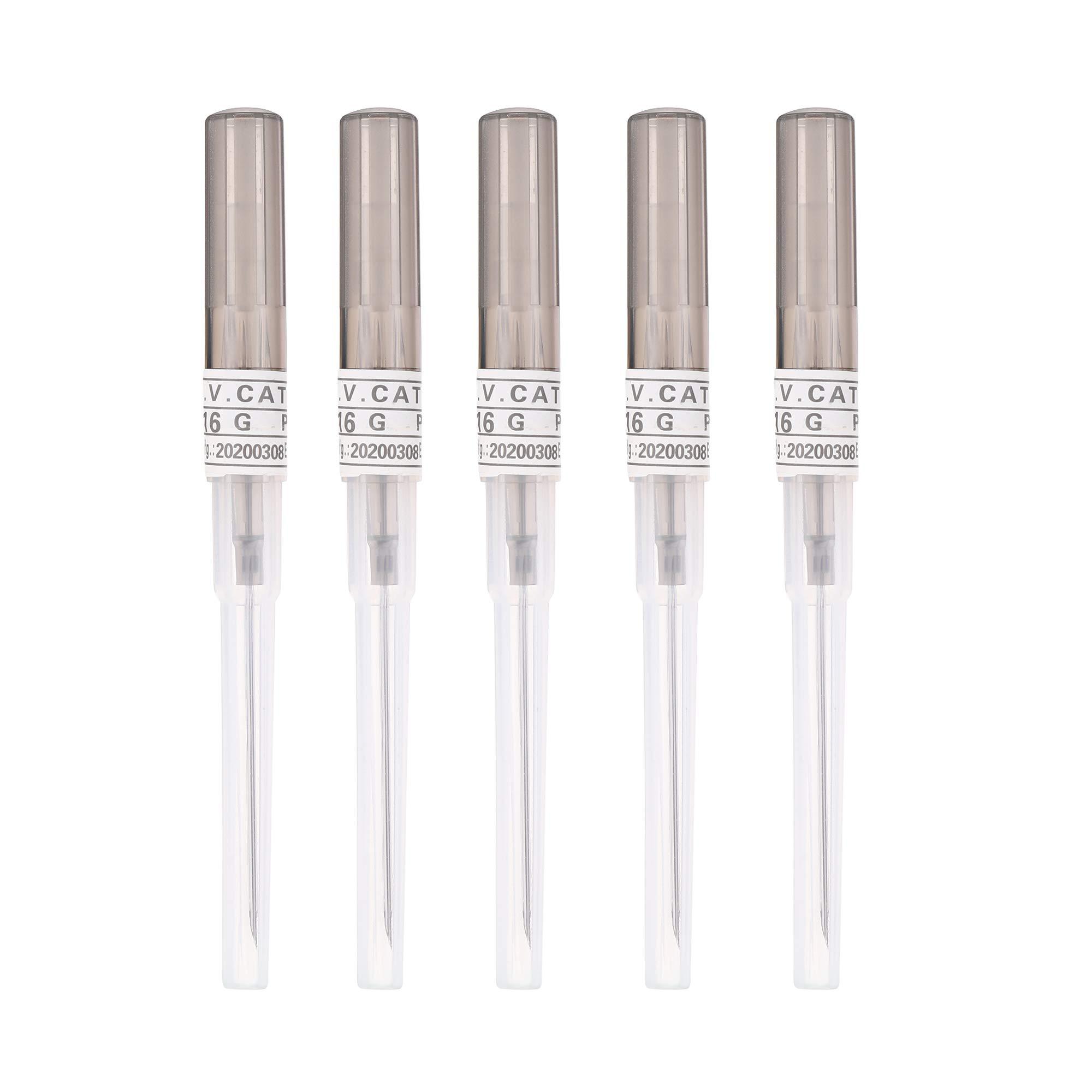 new star tattoo Piercing Needles,New Star Tattoo Box Of 50PCS 16G Gauge Steel Catheter Piercing Needles Supply