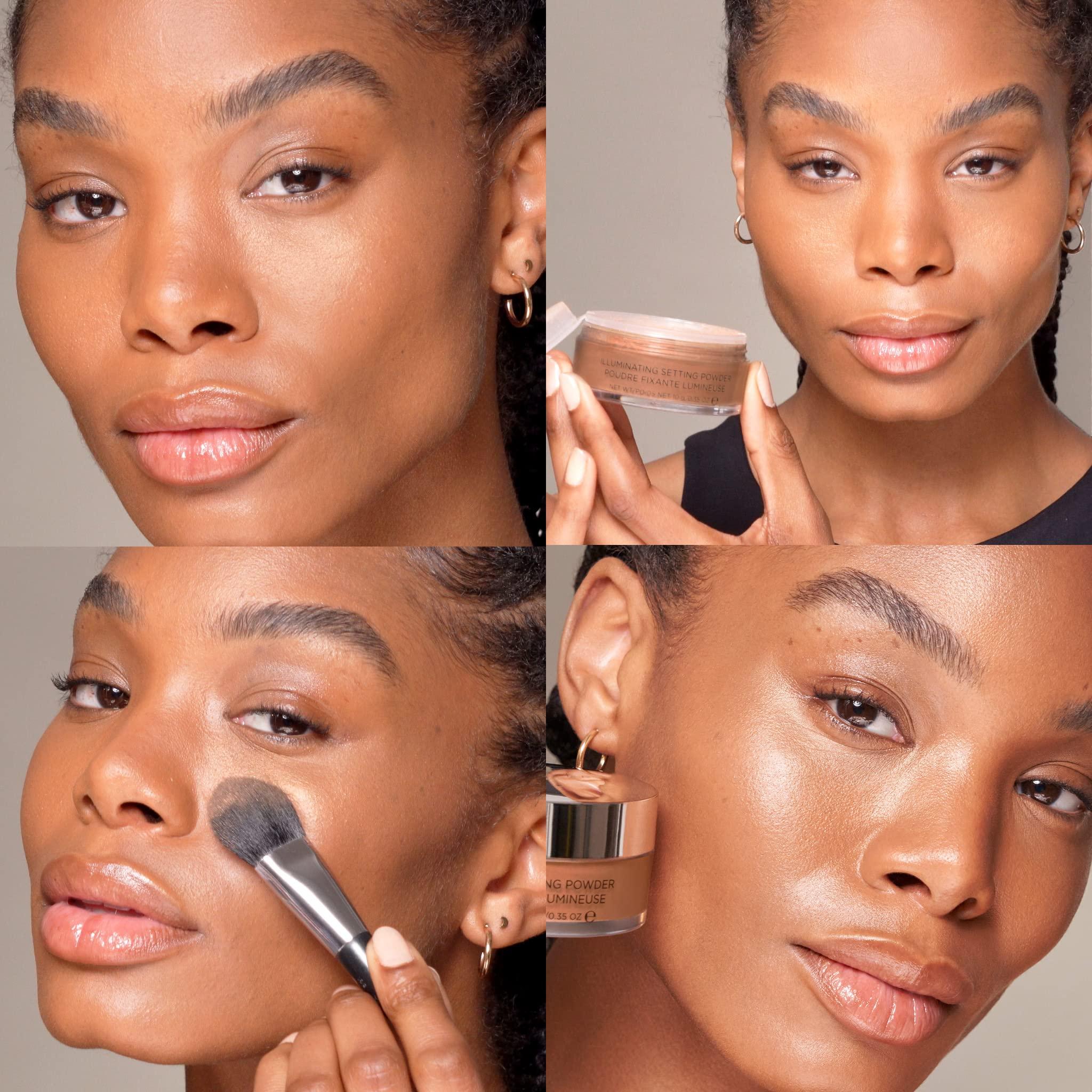 Cover FX COVER FX Illuminating Setting Powder - Shade Light - Radiant Loose Makeup Finishing Powder - Lock in Makeup - Blurs Fine Lines - Full Size