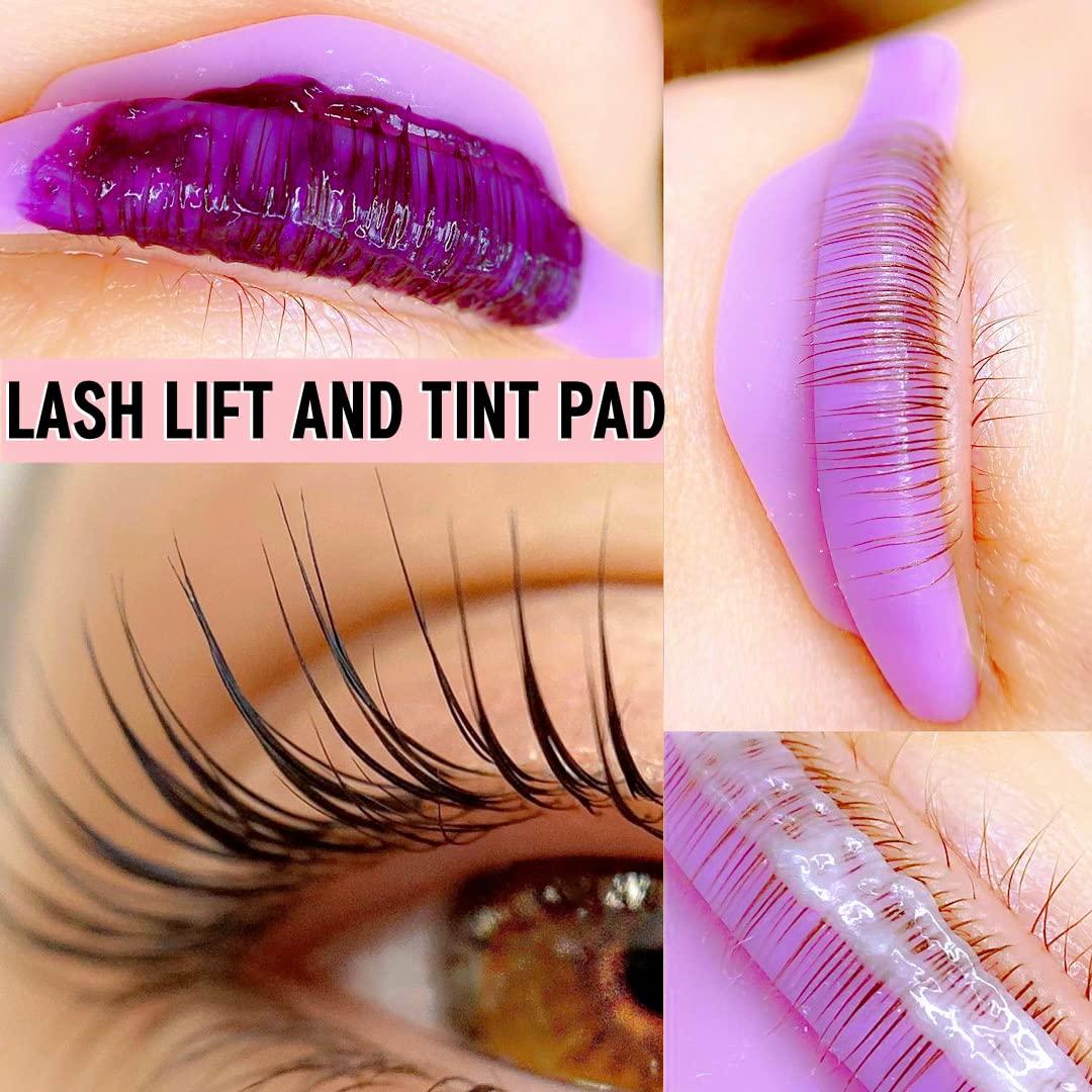 ICONSIAM Lash Lift Pad Shield Katya Vinog DIY Eyelash Perming Pads Mega L Curl Perm Rod Roller No Glue Needed On Eyelid Silicone Guard Lifting Eyelashes Up, Lami Lamination Roller Perm Rods Ultra Soft & Light