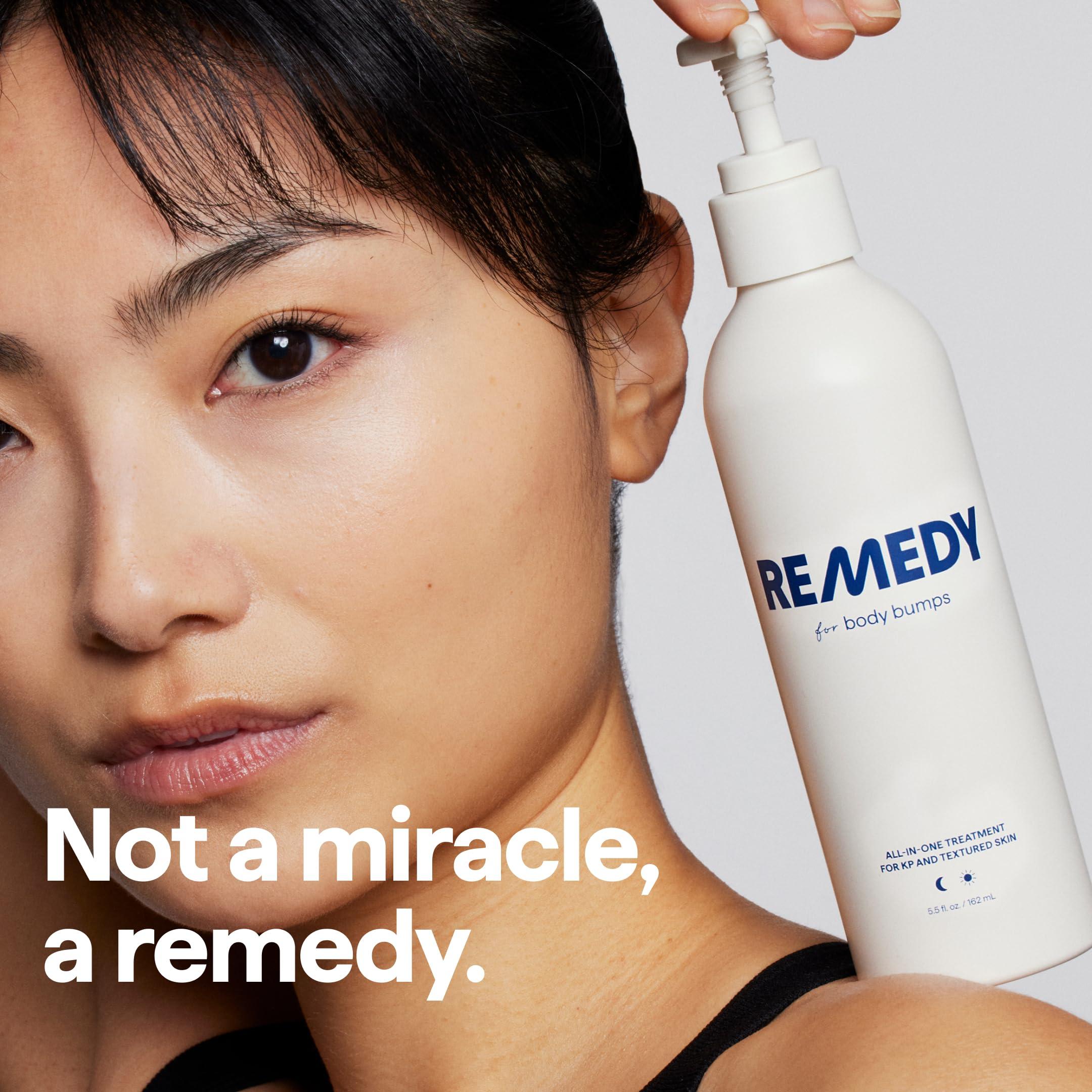 Remedy Science Remedy for Body Bumps Treatment for Keratosis Pilaris (KP) and Textured, Crepey Skin with Urea, Lactic Acid, and Retinol - Smoothing Body Moisturizer Lotion By Dermatologist Dr. Shah