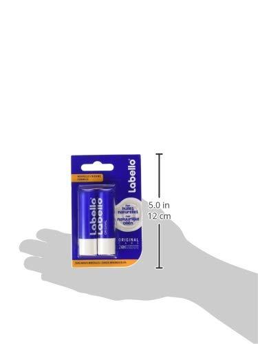 Labello NIVEA Labello Classic Duo 2 Sticks - NEW FORMULA - Natural, Moisturizing, Cruelty-Free, Easy Application, Lightweight
