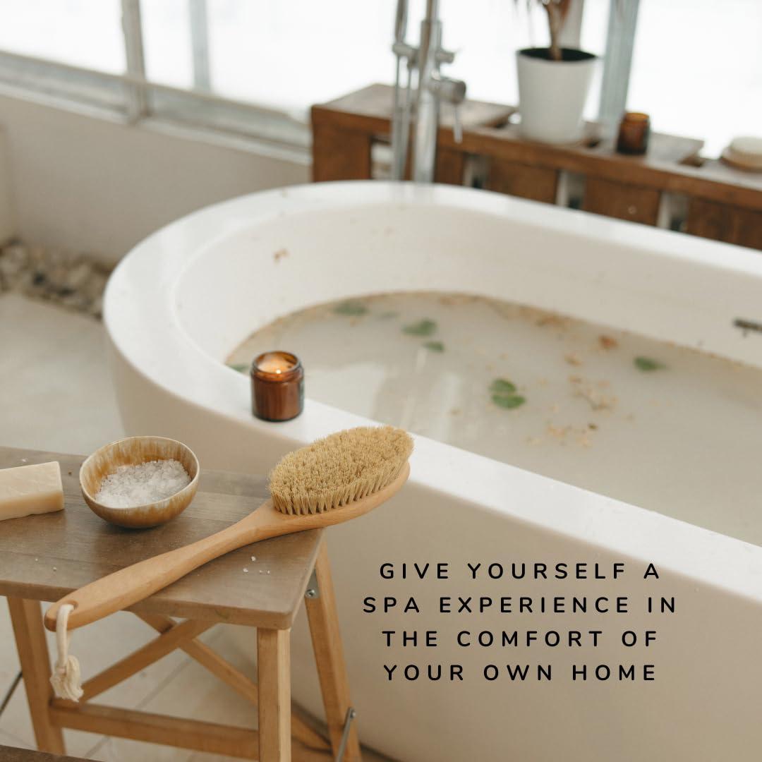 Irene Organics Irene Organics All Natural Bath Salt Soak - Exfoliating Dead Sea Salt + Himalayan Salt Bath Body Scrub for Calm, Soothing and Detoxing (Calm - Lavender)