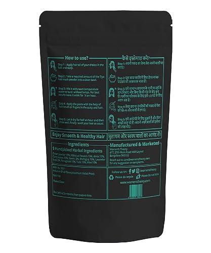 Generic Hair Pack/Mask Powder for Dandruff, Hair Fall and Hair Growth | Natural, Aromatic, Ayurvedic Hair Mask with Herbal Ingredients Hibiscus, Neem, Bhringraj, Onion & Amla