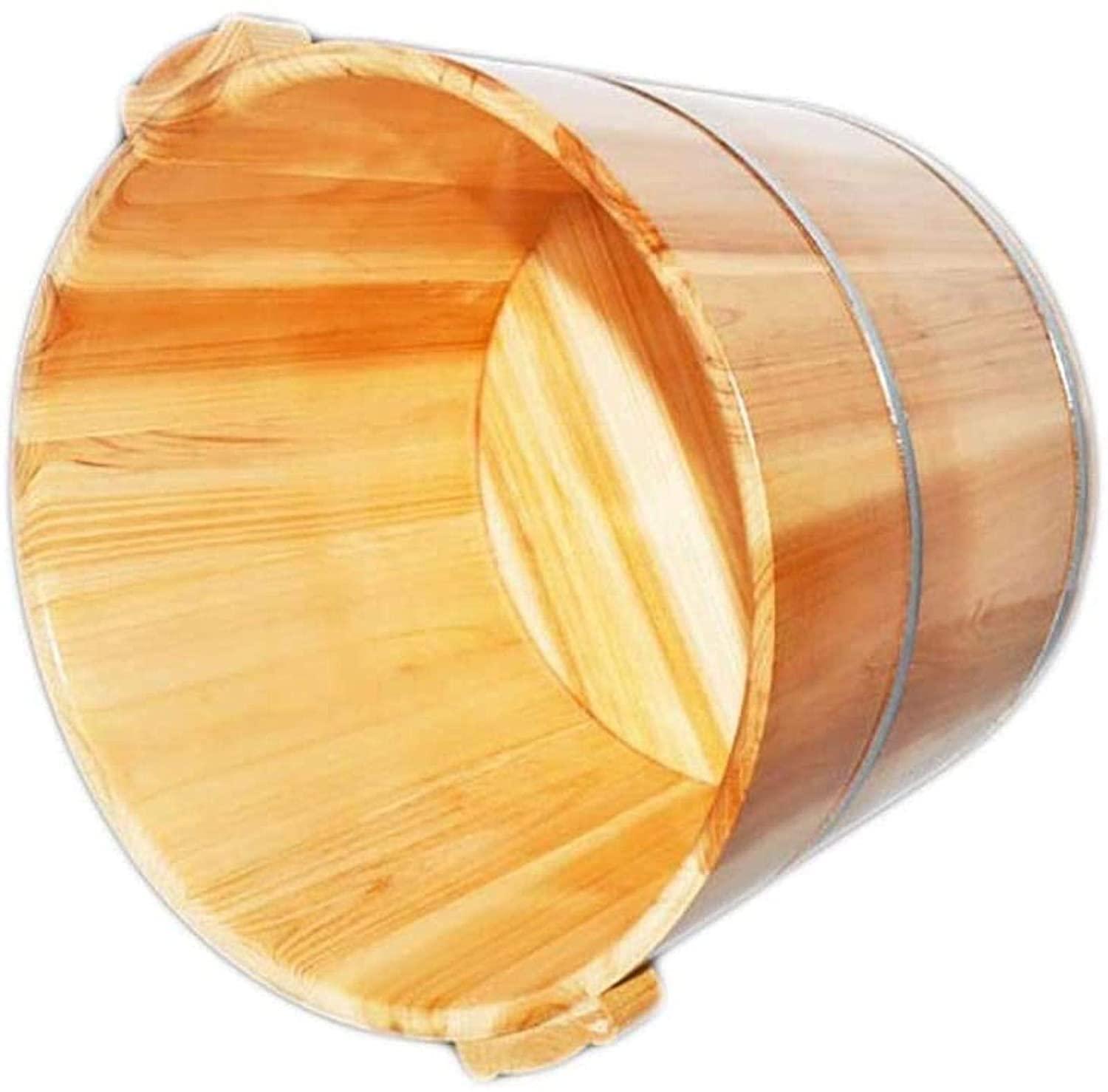 GenSDH GenSDH Foot Bath Spa Large Foot Soak Tub,Foot Massage at Home Spa Treatment | Relax,Foot Soak Ucket Made of Solid Wood,Foot Spa for A (Size : B) (B)