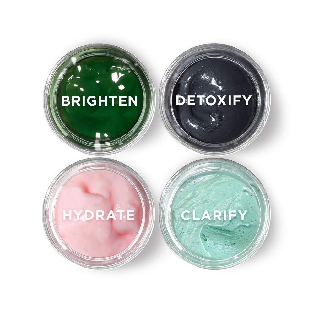 HEAR ME RAW HEAR ME RAW- Four Skincare Treatment Gift Set - Cleanser, Masks, Cream, Trial + Travel Four-Pack Set, Natural, Vegan, Cruelty-Free