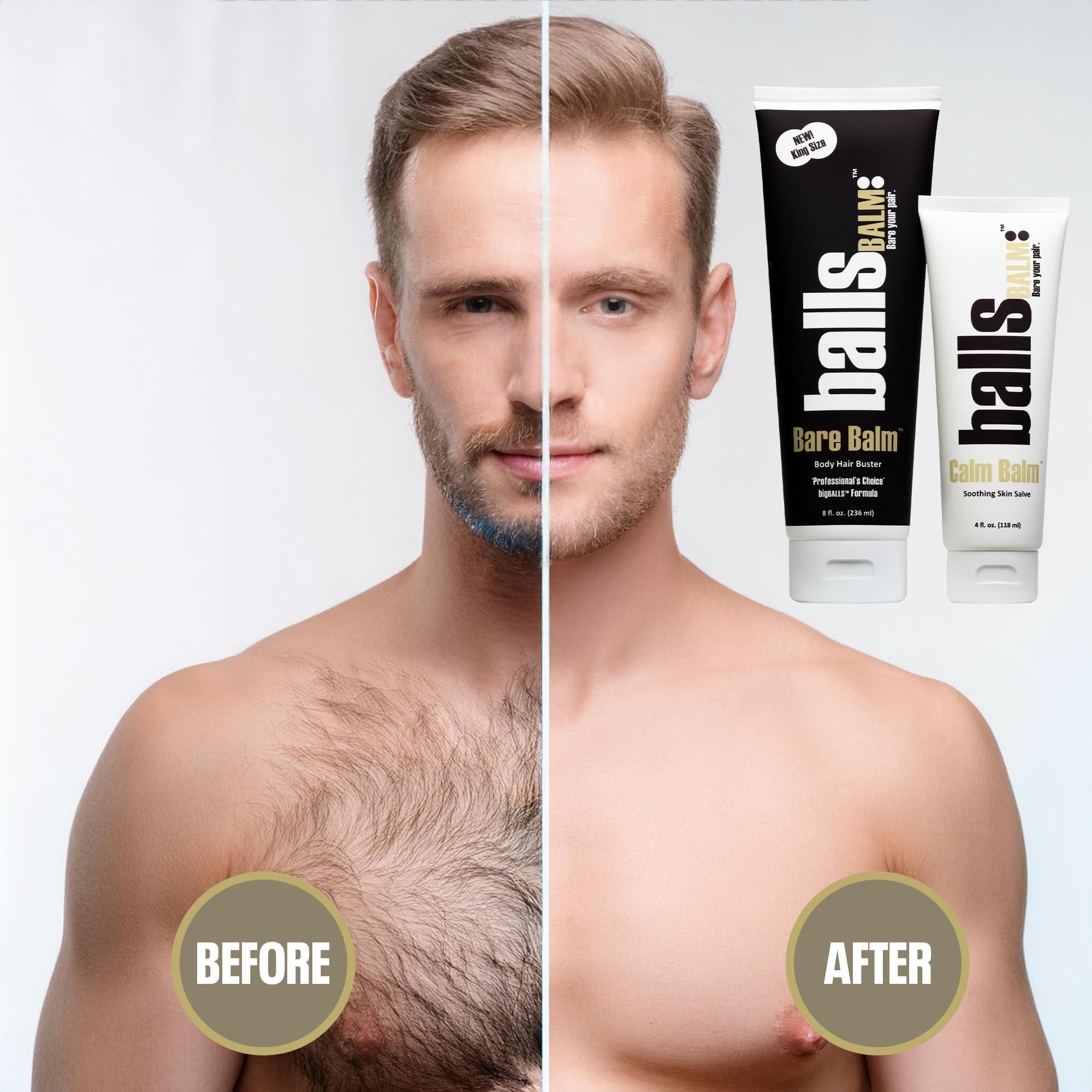ballsBALM Bare Balm - Body Hair Management Cream (Professional\'s Choice || Big Balls Formula)