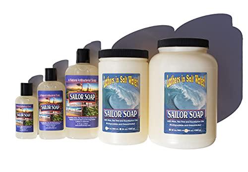 Gabriel Correctives Skincare System Sailor Soap (32oz with Pump) - Lathers in Fresh & Salt Water/Multi-purpose Camp Soap/Biodegradable Outdoor Adventure Soap/Gabriel Correctives Skin Care