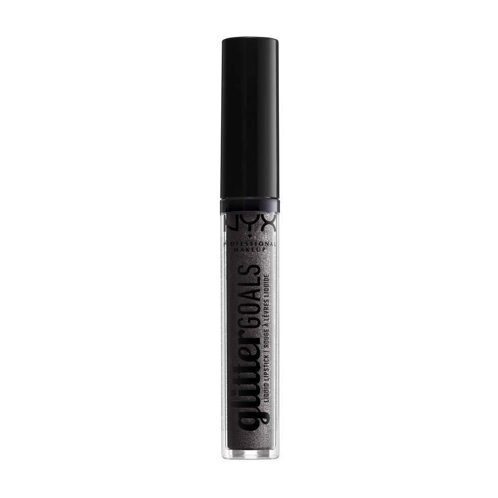 NYX PROFESSIONAL MAKEUP NYX PROFESSIONAL MAKEUP Glitter Goals Liquid Lipstick - Alienated (Deep Grey With Silver Glitter)