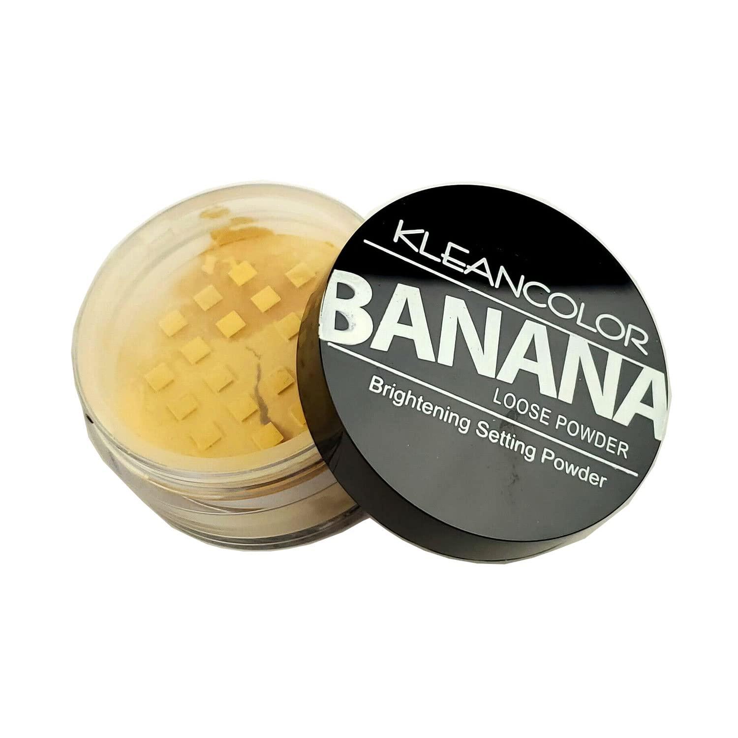 Italia-Deluxe Italia-Deluxe 1 HD Pro This is Bananas Setting Powder Set & Bake Loose Powder Mattify Brighten + Free Zipper Bag