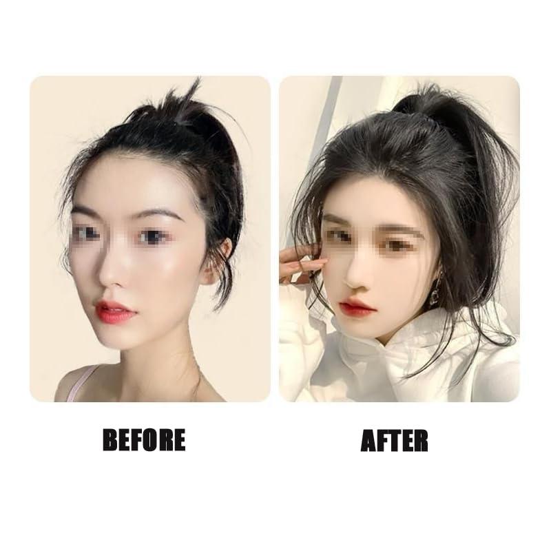 VASANA 2 PCS Sponge Hair Volume Inserts with Comb and Base - Hair Styling Tools for Women, Black Accessories