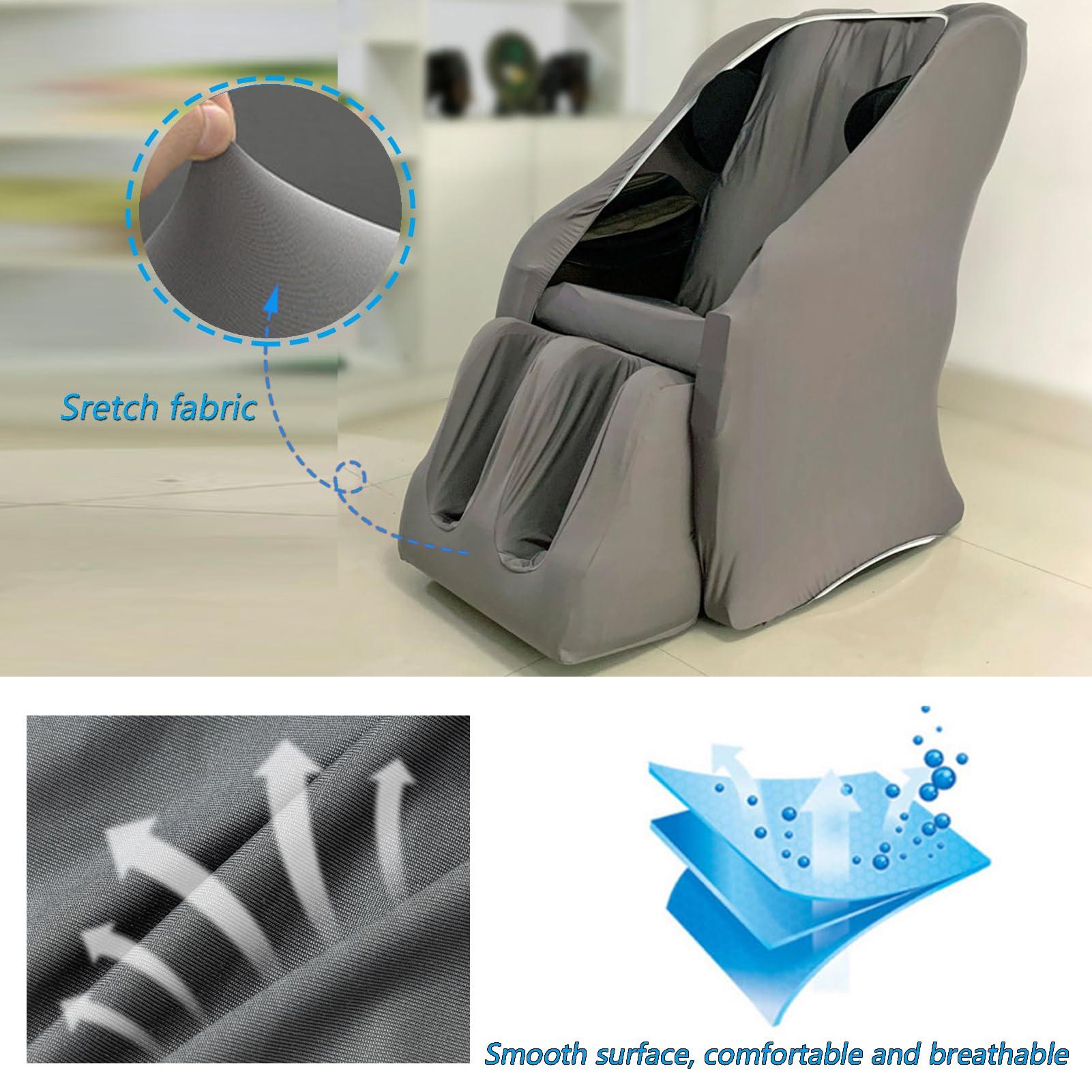 CEUGS Full Body Shiatsu Massage Chair Cover,Massage Chair Cover,Universal Dust Protection Cover for All Types of Massage Chairs,E,Package 1