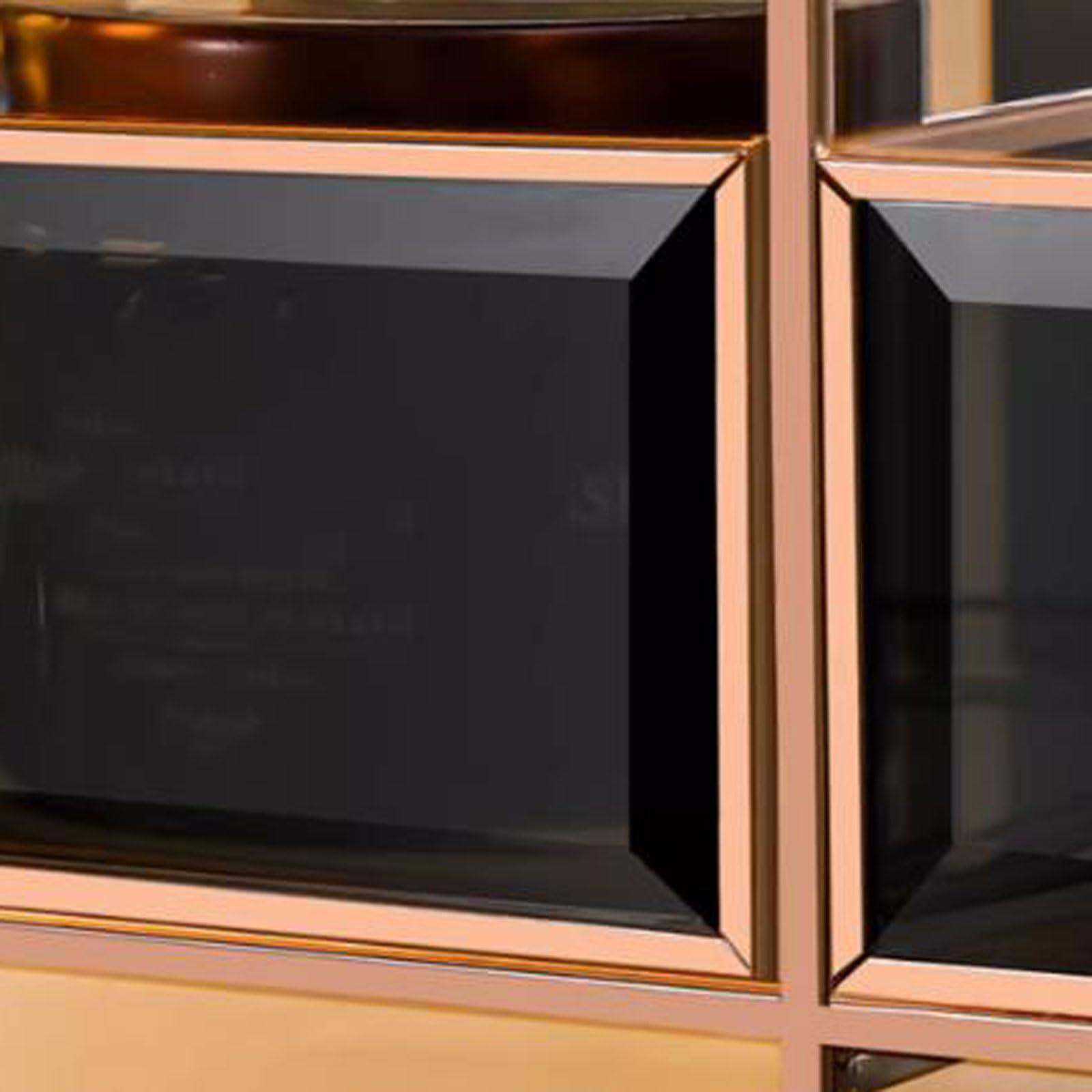 WAOCEO Makeup Organiser Storage Large Capacity Glass Makeup Organizer Storage Box, Luxury Make Up Case Dustproof Cosmetic Storage Display Box, Skin Care Products Jewelry Organizer Finishing Box Bathroom Desk